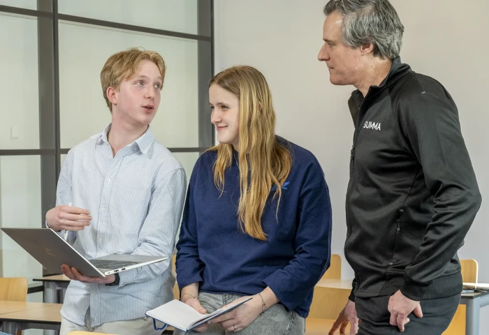 Summa Veiligheid_LTAP Leidinggevende team afdeling project bbl studenten krijgen instructie