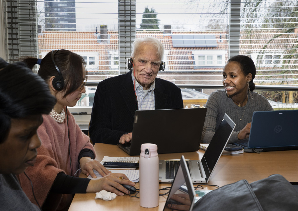 Steef (89) is de oudste student