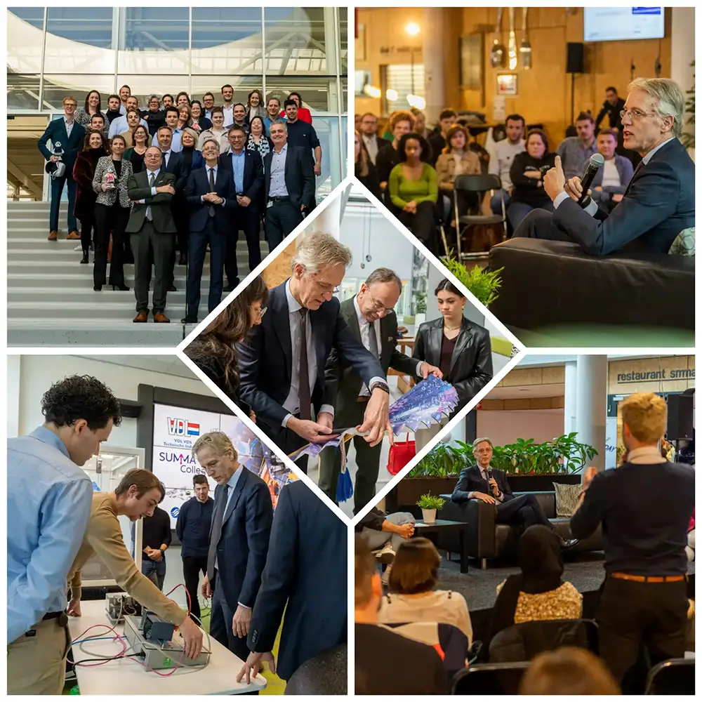 Minister Robbert Dijkgraaf op bezoek bij Summa