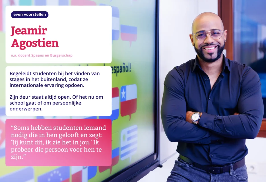 Maak kennis met docent Jeamir