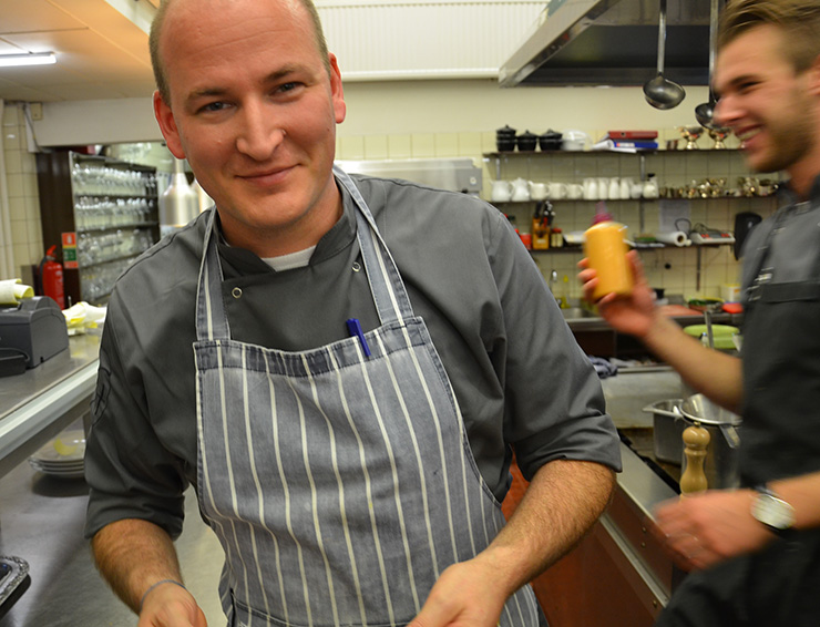 Oud-student nu chef-kok bij sterrenzaak