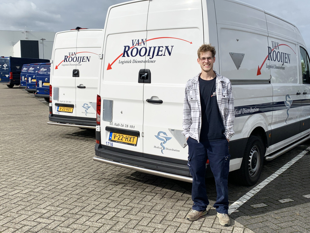 Thomas (25) kiest voor een toekomst in de logistiek