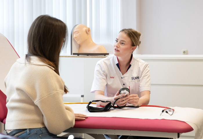 Ruby van Loon, student van de opleiding doktersassistent Summa Zorg&Welzijn