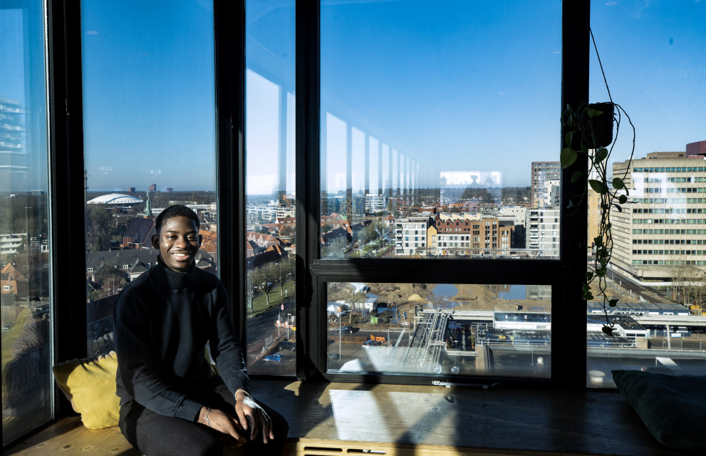 De Geldropse Nathan Offori-Atta (21) wilde profvoetballer worden en schopte het tot FC Eindhoven, maar koos toch een ander pad.